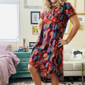 Lulu Roe colorful dress
